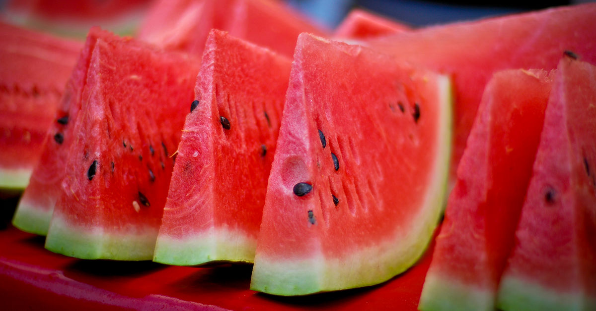 Watermelon the perfect summer snack